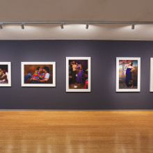 Image credit: Sunil Gupta 'The New Pre-Raphaelites' exhibition installation at Wyndham Art Gallery 2024. Images courtesy of the artist and Autograph Gallery London.