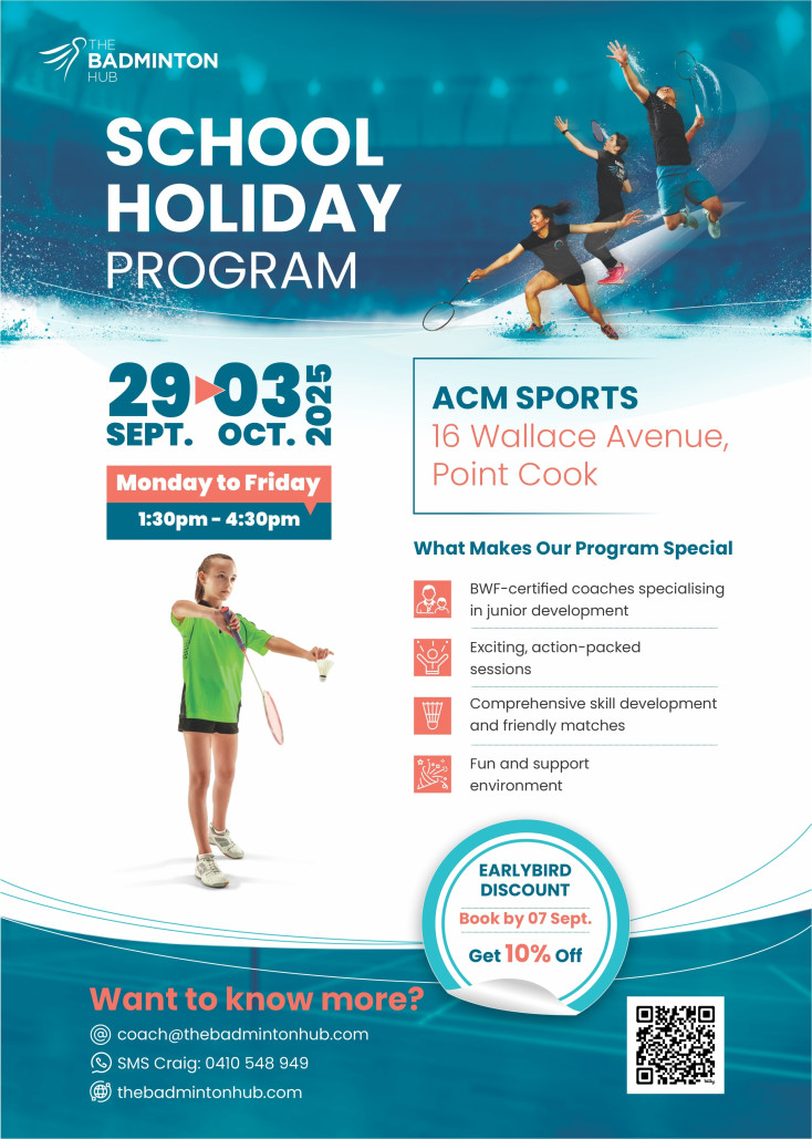 School Holiday Badminton Coaching Program