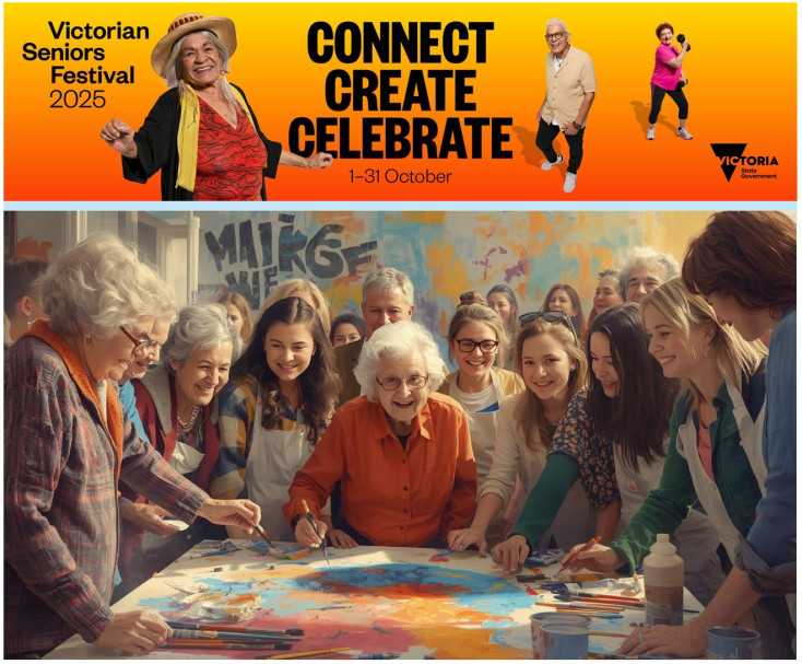 Together We Paint - Seniors Festival