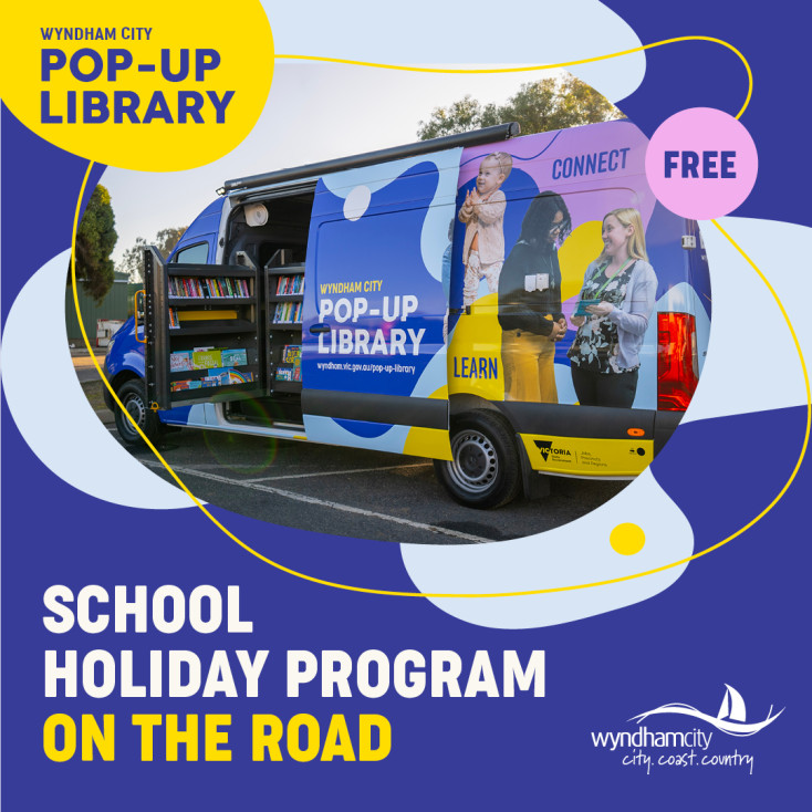 Active Kinders Day at Webster Street Reserve - Pop-Up Library Van - School Holiday Activity