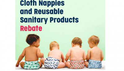 Cloth Nappy and Reusable Sanitary Product Rebate