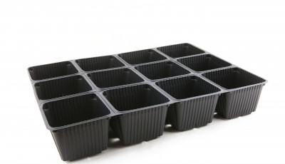 Seedling containers (black plastic)