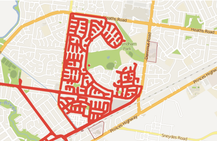 Fleet Management map of activity