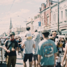 A crowded street