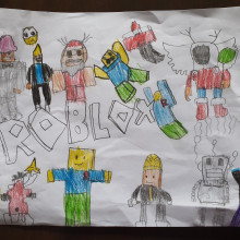 A drawing based on Roblox
