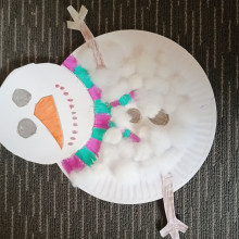 Vihaan Age 6. Snowman