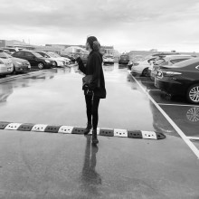 Kayla Mcnabb - Car park Captures - Black & White