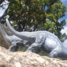 Tyler age 9. The Brachiosaurus