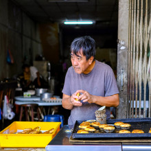 Golden Egg Tarts from the master by Lynnel Hoare