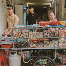 Snails by the Street by Mary Nguyen