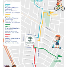 Active Travel Map – Lollypop Creek Primary School Active Travel Map – Lollypop Creek Primary School