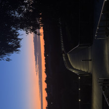 Daanya age 9. The sunset bridge