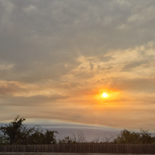 A Sunset by Kyra age 8