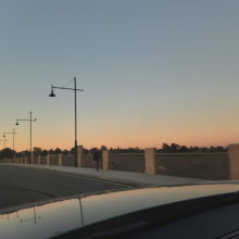 Late driving by Stella, age 12