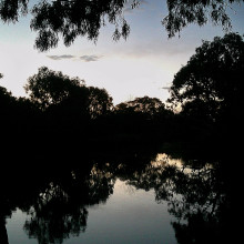  Reflection of the sunset by Mahnoor, age 12