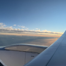 View of the plane by Kyra, age 8 