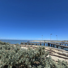  Where the sky meets the sea by Kaavya, age 9