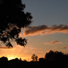 Beautiful sunset by Lucy, age 8