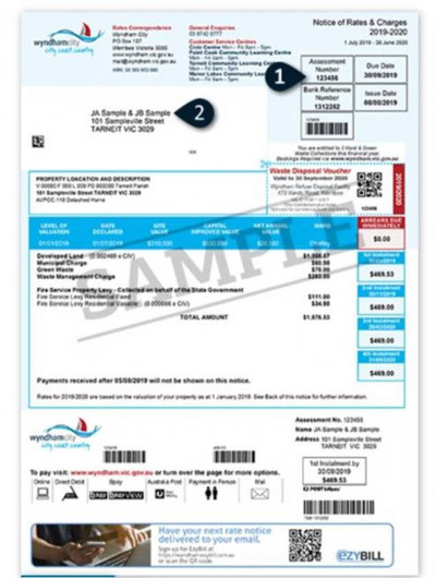 Rates Notice