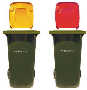 Red and Yellow Bin
