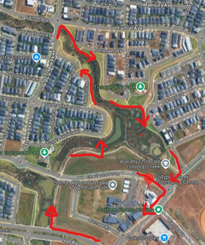 Pram Walking - Lollypop Creek 