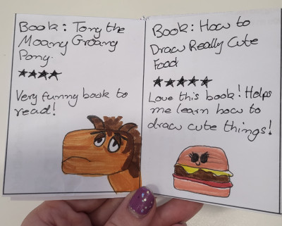 Photo of a hand made book
