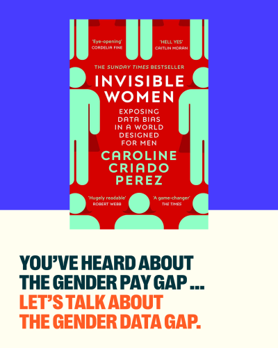 You've heard about the gender pay gap ... let's talk about the gender data gap