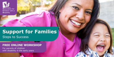 Support for Families - Steps to Success - FREE Online Workshop