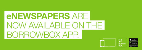 Newspapers now available on the BorrowBox App