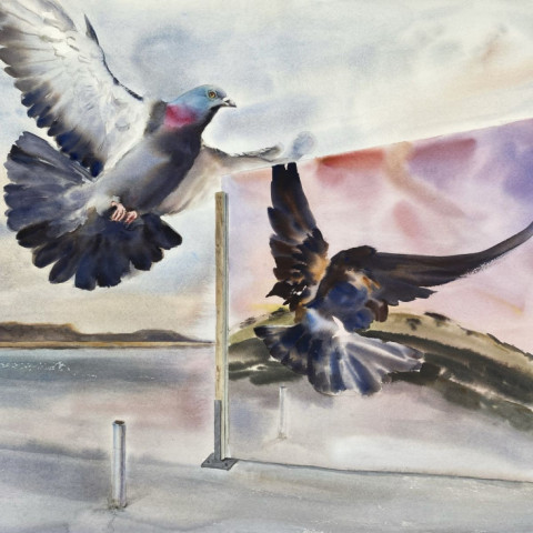 Metaphorical Wings by Qing Zhang