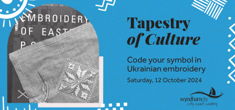 Tapestry of Culture - Code your symbol in Ukrainian embroidery