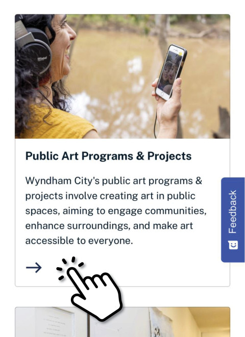 Finding Pages in Menu Mobile