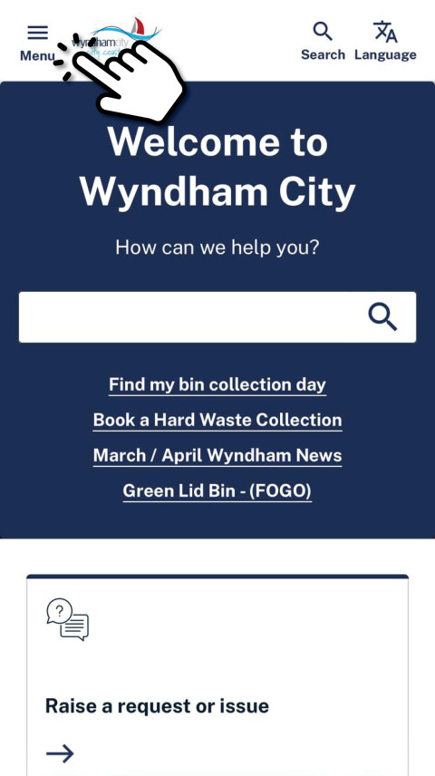 Homepage and Top - Mobile