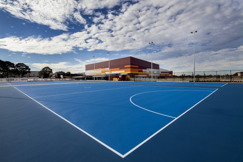 exterior of Eagle Stadium