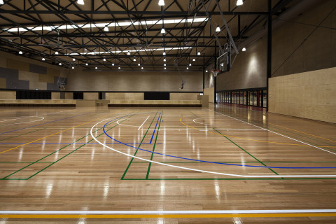indoor basketball courts in Eagle Stadium