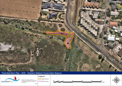 Grahams Wetland Conservation Reserve - Spot Burn 2026