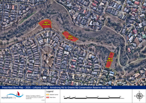 Lollypop Creek - Armstrong Rd to Greens Rd Conservation Reserve - Prescribed Burn 2026