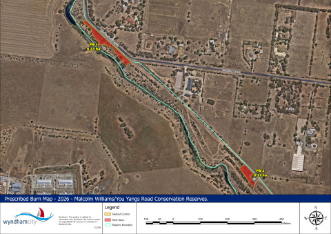 Little River - Malcolm Williams/You Yangs Rd Conservation Reserve - Prescribed Burn 2026