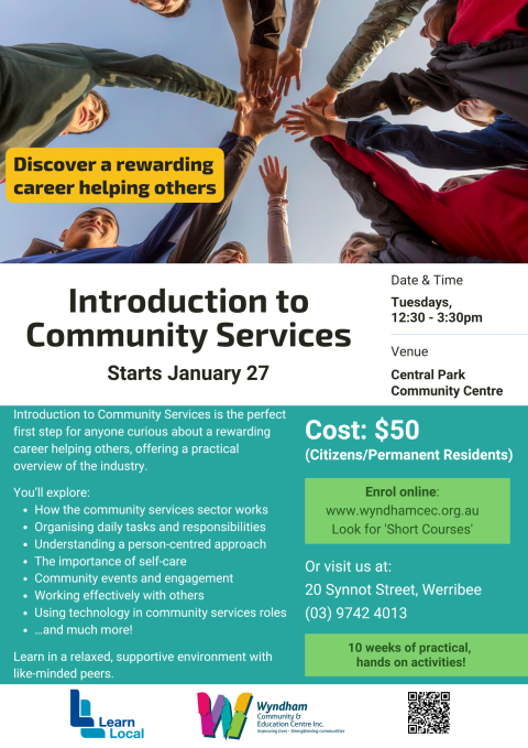 Introduction to Community Services course - Hoppers Crossing