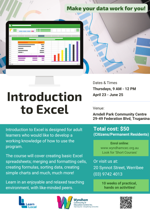 Introduction to Excel Course