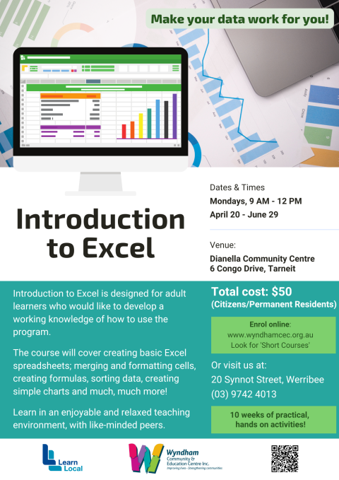 Introduction to Excel Course