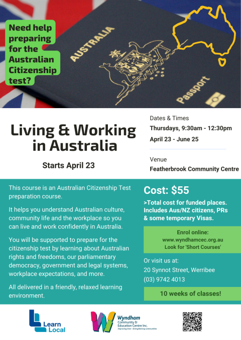 Living and Working in Australia Course