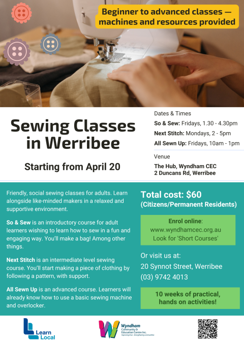 All Sewn Up - Advanced Sewing Course
