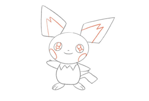 Drawing of Pichu