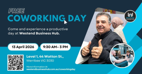 CoWorking Day at Westend Business Hub – Free Entry