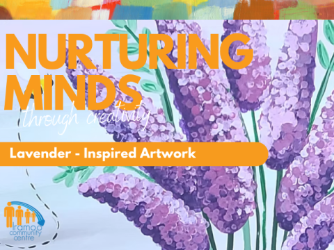Nurturing Minds Through Creativity - Lavender-Inspired Artwork