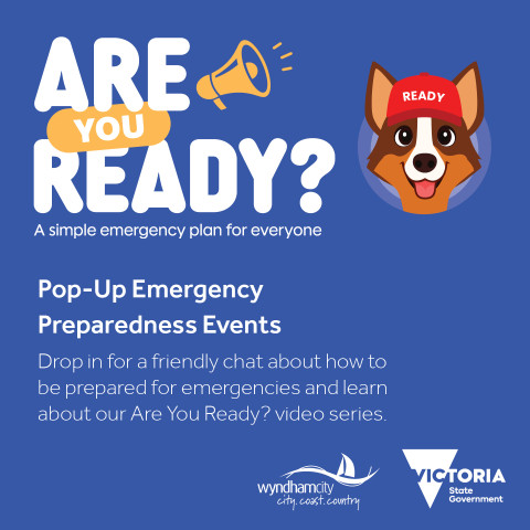 Are You Ready? Emergency Preparedness Pop-Up Event: Sanctuary Lakes