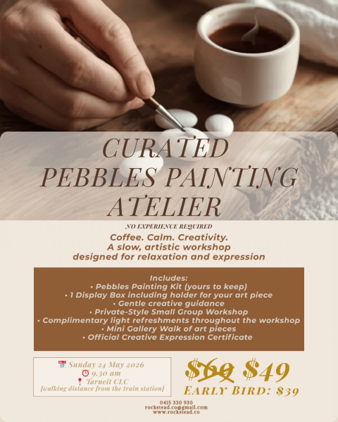 Curated Pebbles Painting Atelier
