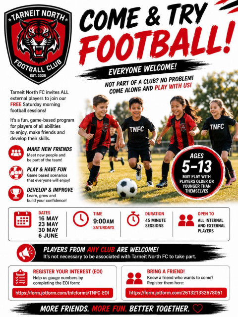 Soccer Come and Try Day