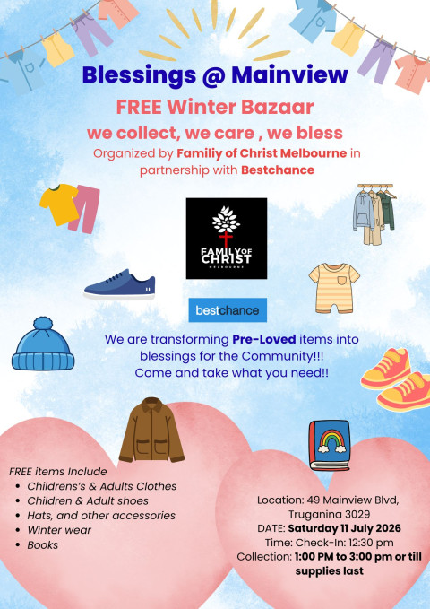 Blessings @ Mainview - Free Winter Bazaar